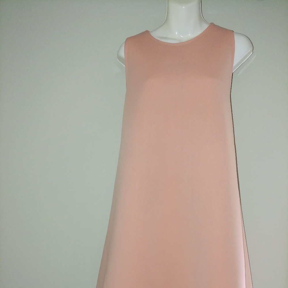 COPY - Pink A Line Scuba Dress